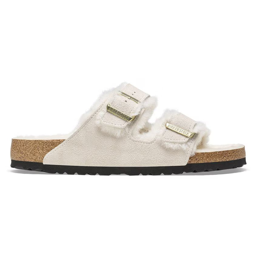 Birkenstock - Arizona Shearling Antique White