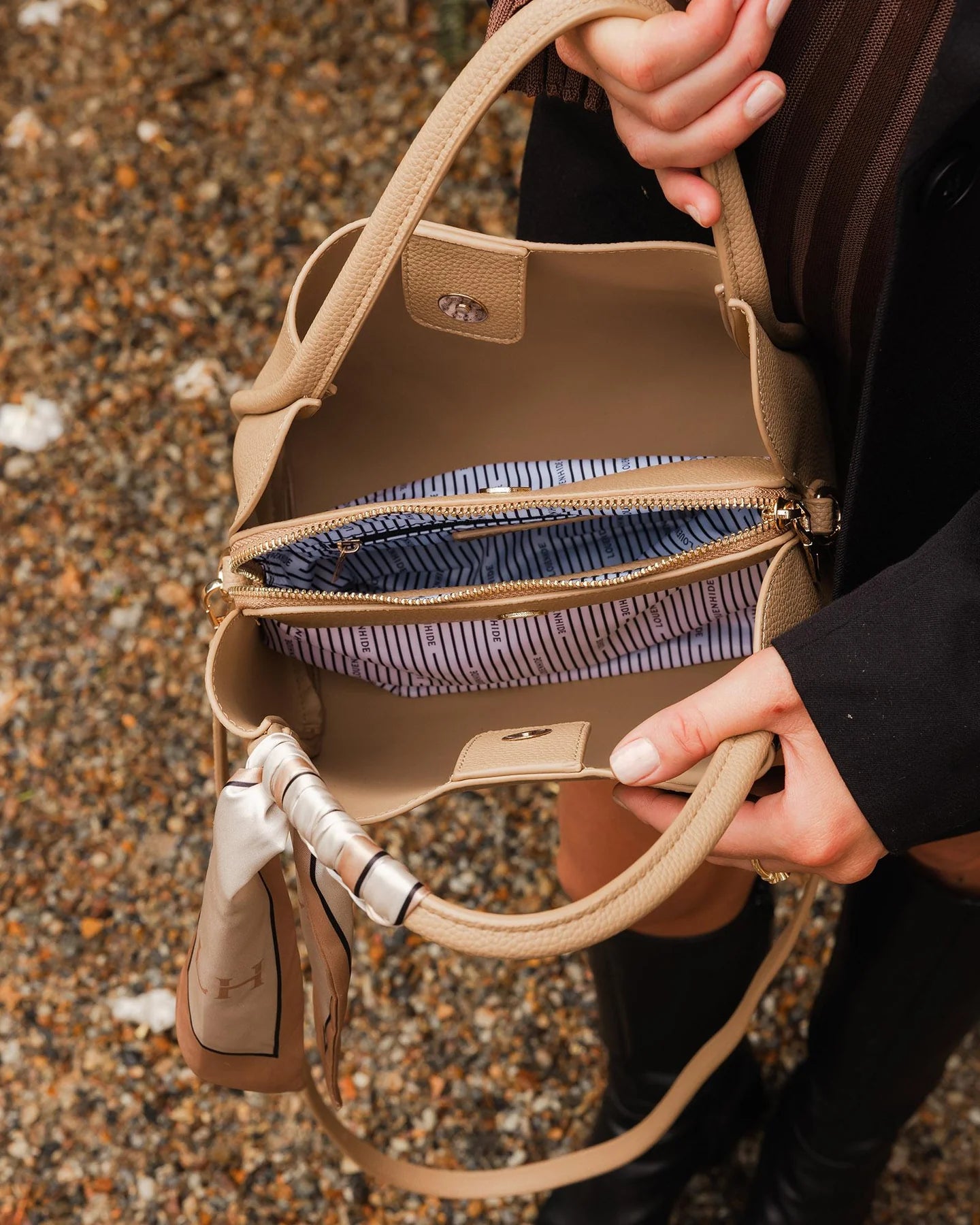 Louenhide - Steffie Mini Tote Bag Biscuit