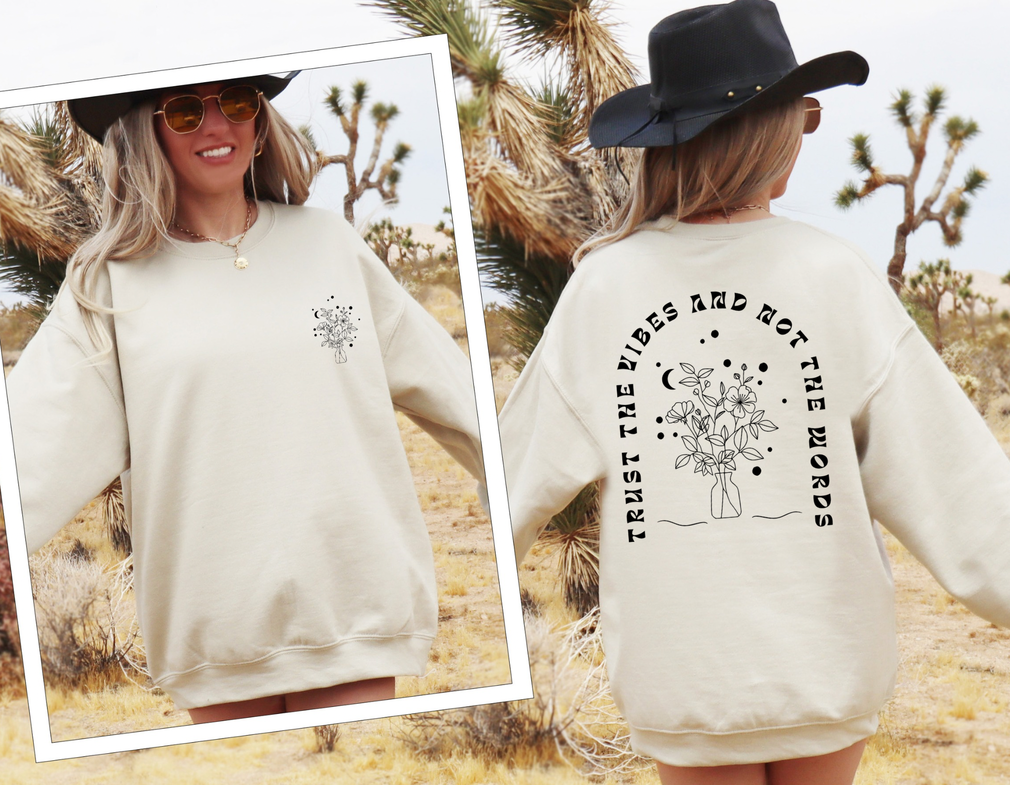 Drip Lee - Trust Vibes Not Words Sweatshirt