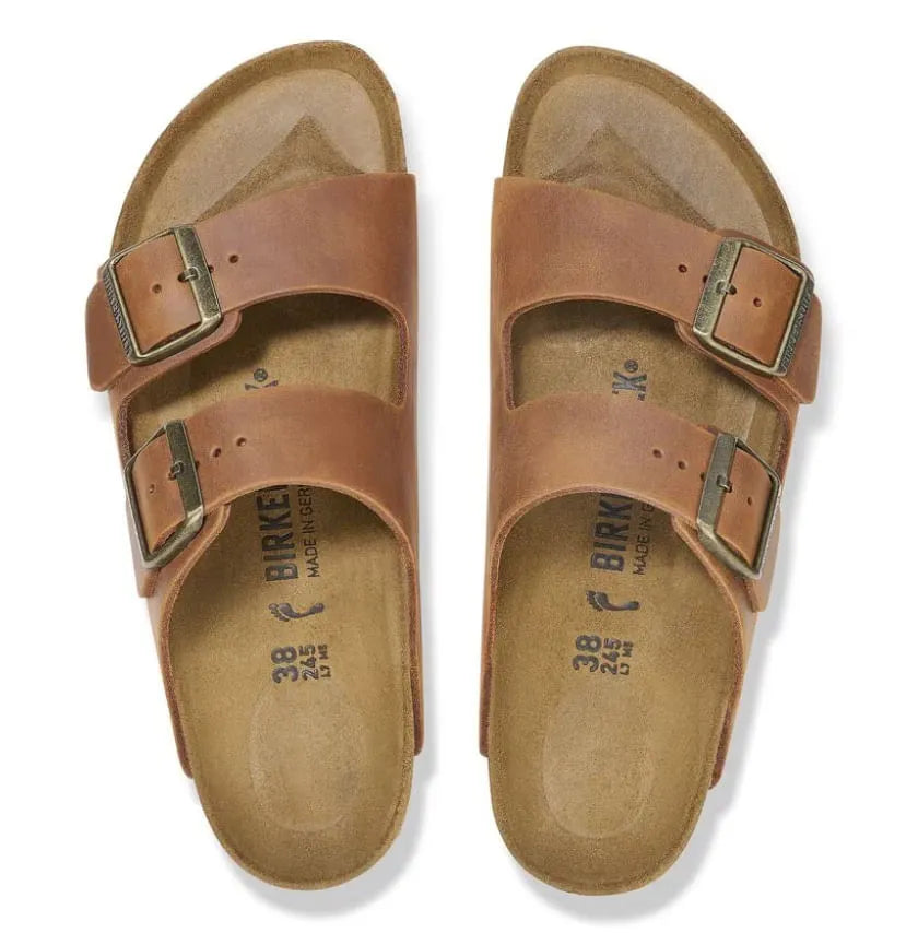 Birkenstock - Arizona Leather Cognac
