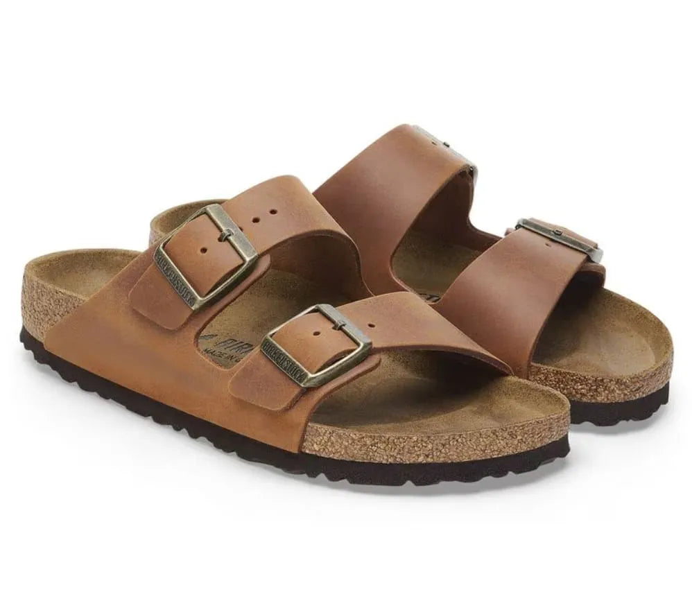 Birkenstock - Arizona Leather Cognac
