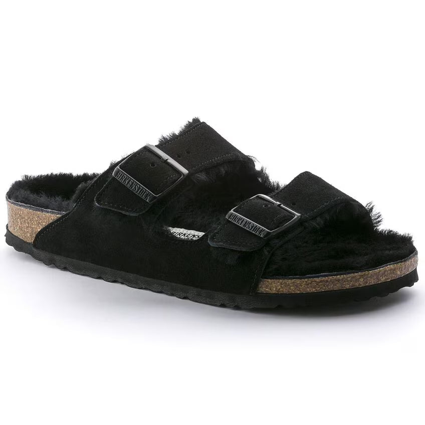 Birkenstock - Arizona Shearling Black