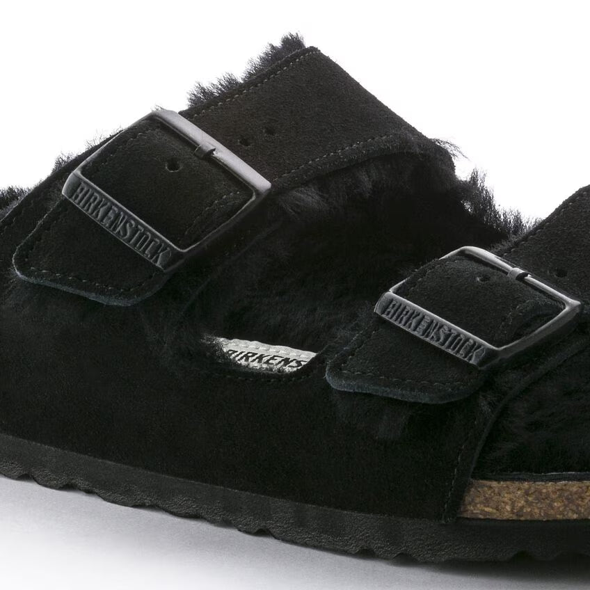 Birkenstock - Arizona Shearling Black