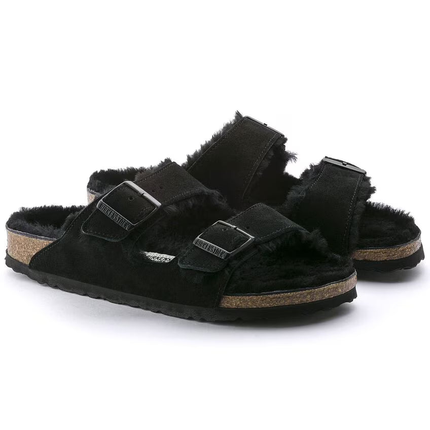 Birkenstock - Arizona Shearling Black