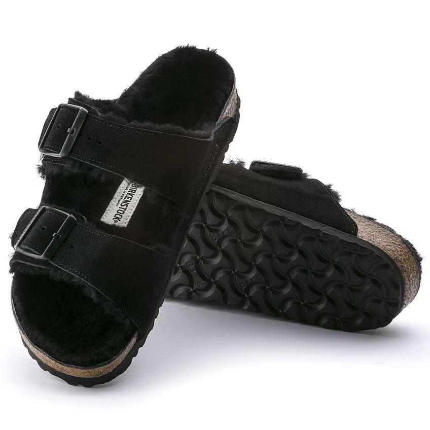 Birkenstock - Arizona Shearling Black