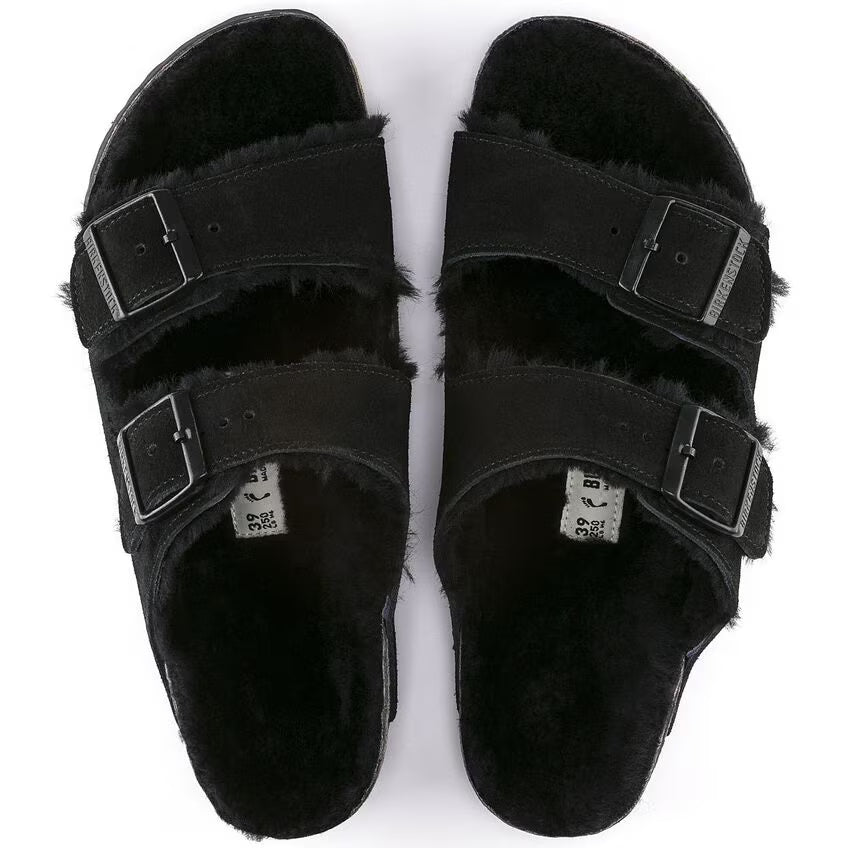 Birkenstock - Arizona Shearling Black