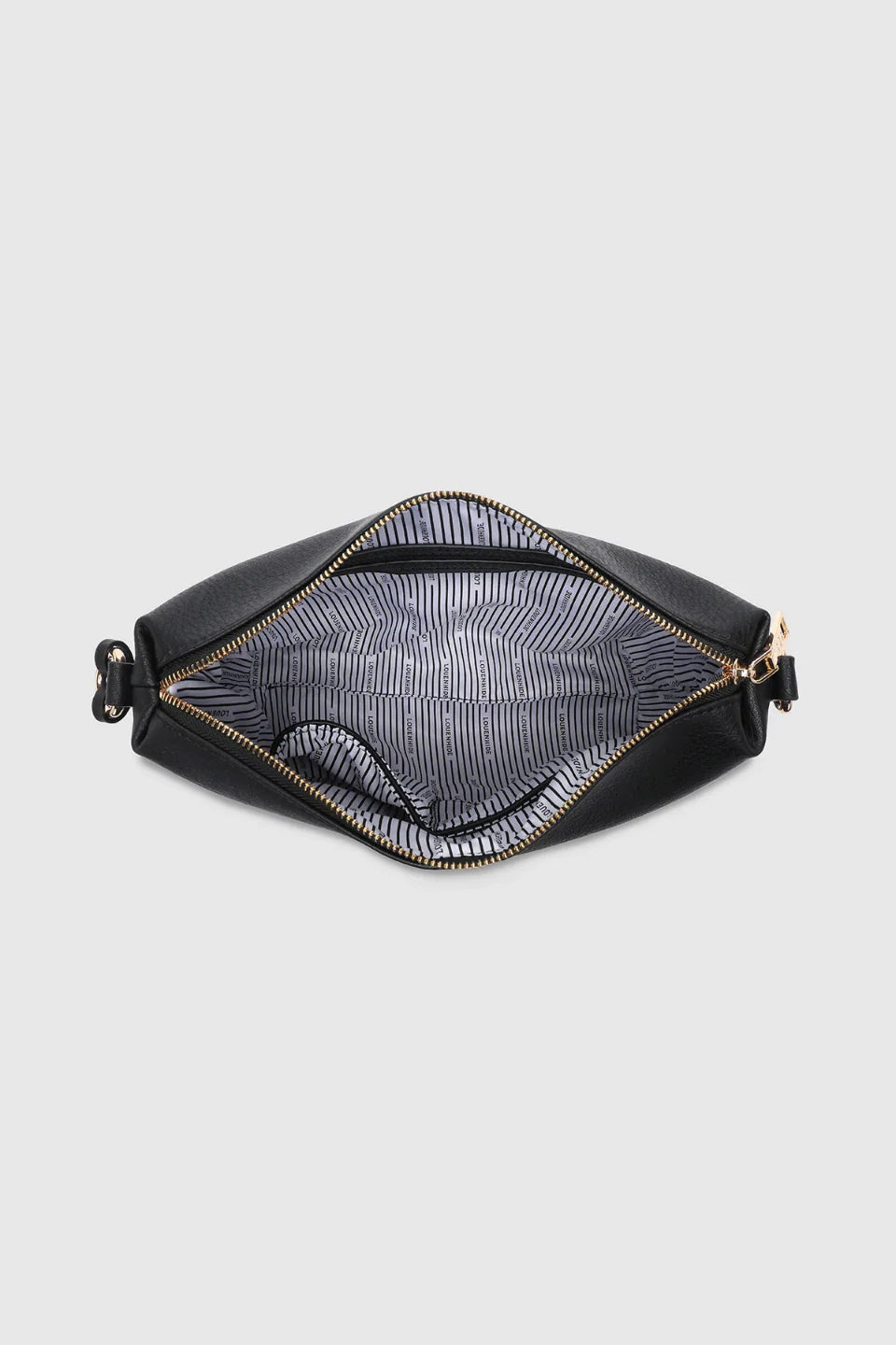 Louenhide - Daisy Stripe Crossbody Black