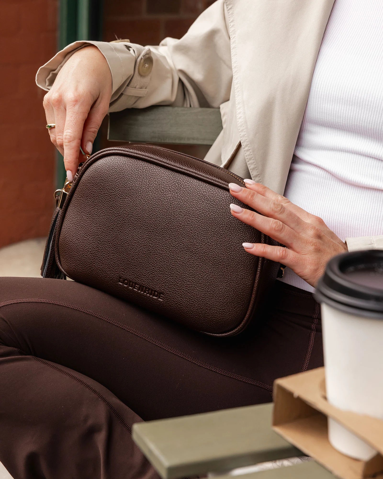 Louenhide - Jacinta Gia Crossbody Chocolate