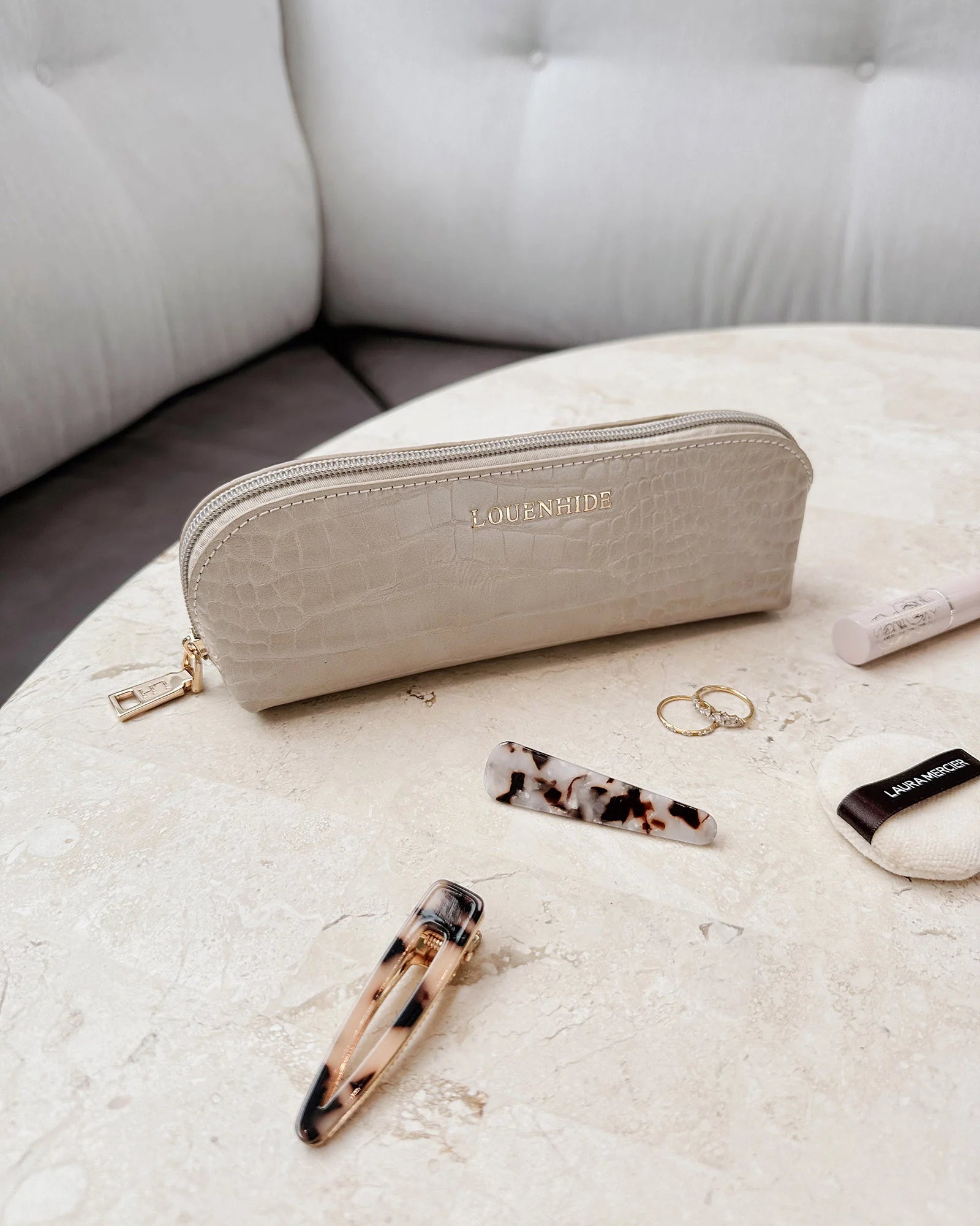 Louenhide - Jayne Makeup Bag Putty