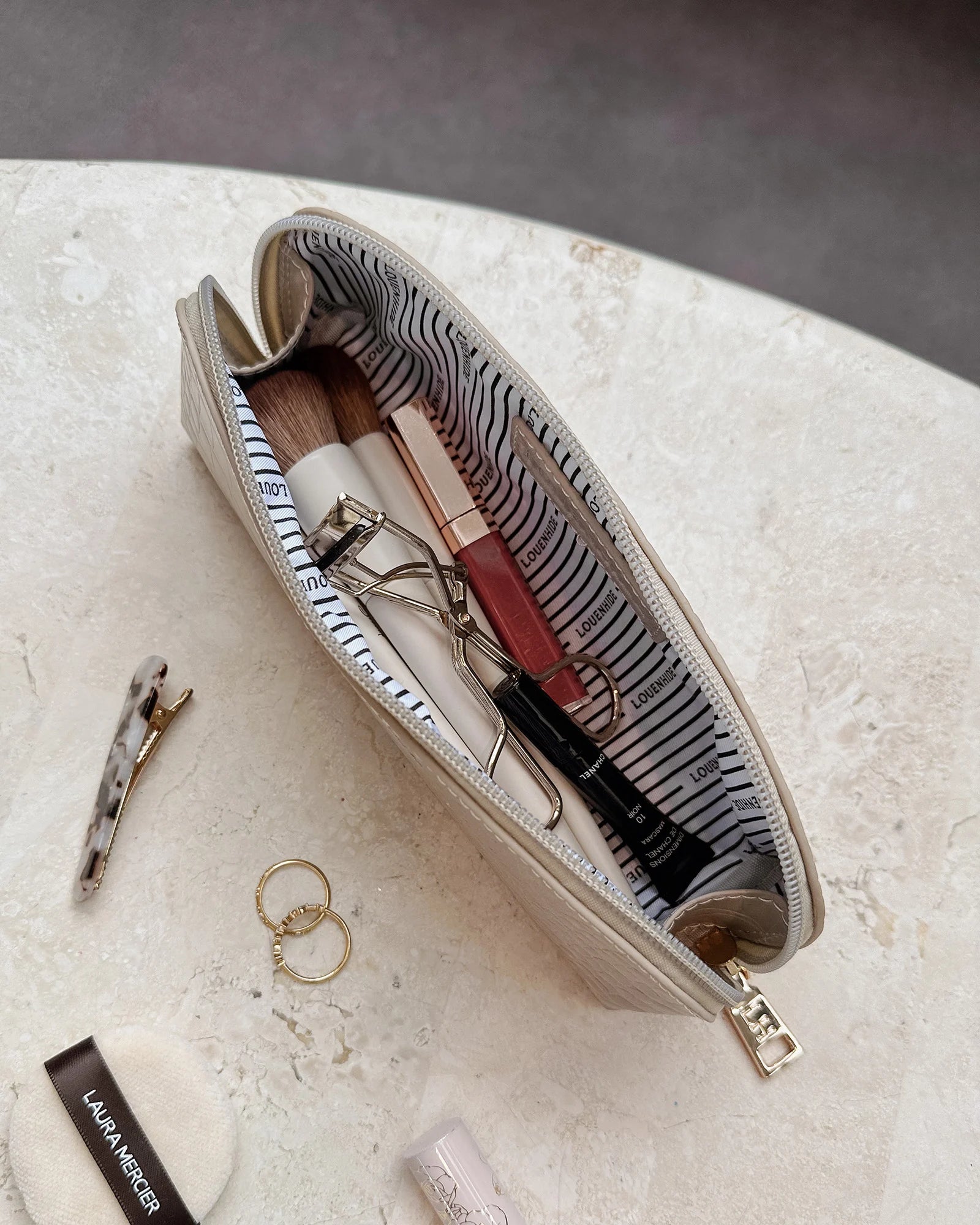 Louenhide - Jayne Makeup Bag Putty