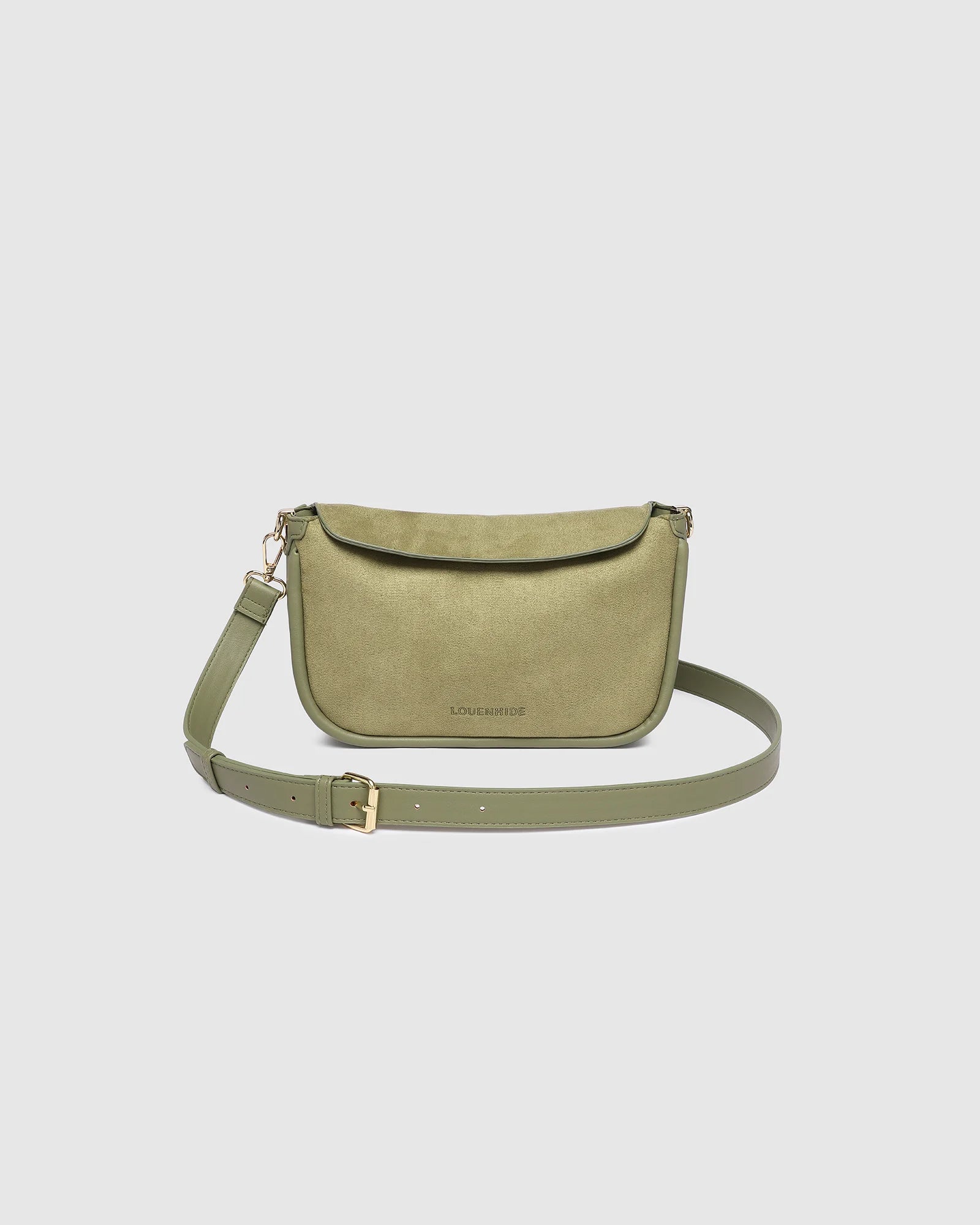 Louenhide - Saylor Crossbody Suede Green