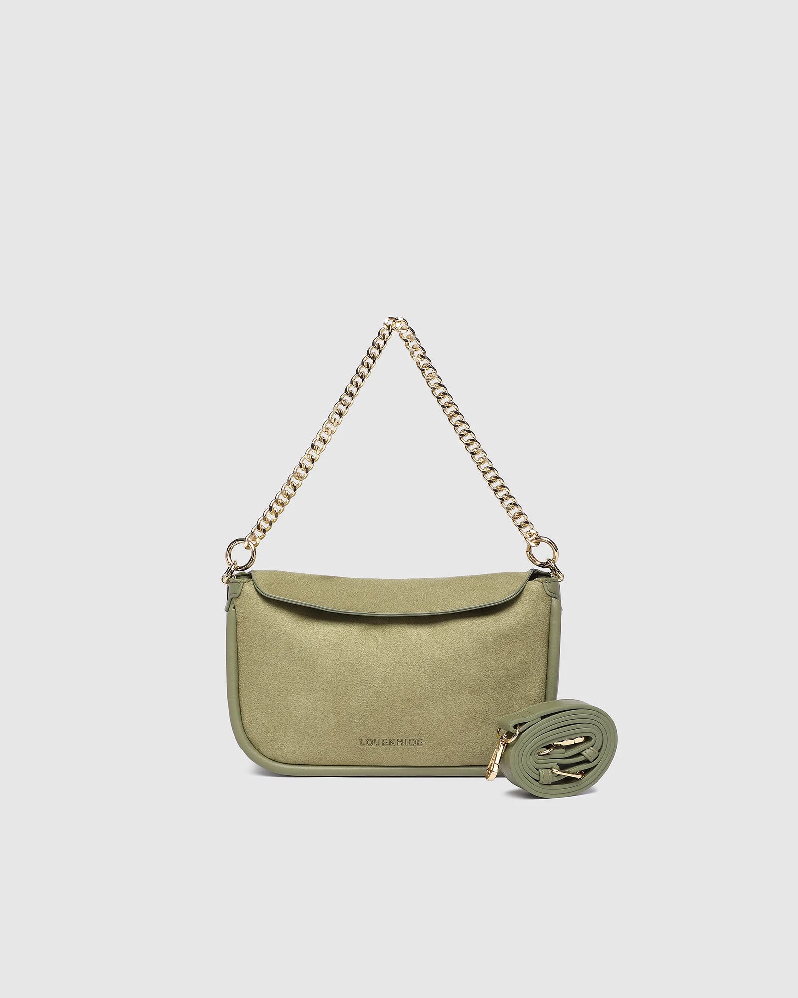 Louenhide - Saylor Crossbody Suede Green
