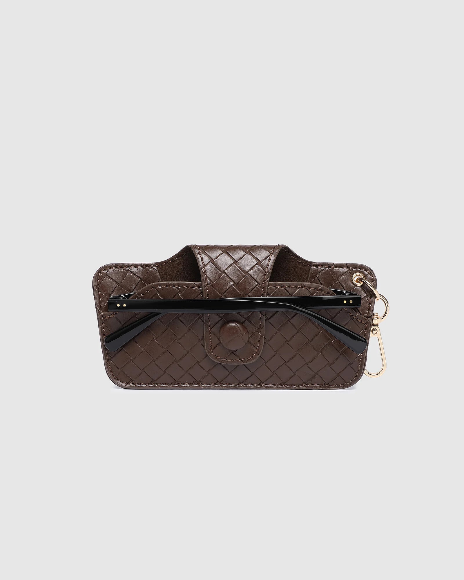 Louenhide - Skittle Sunglass Case Woven Chocolate