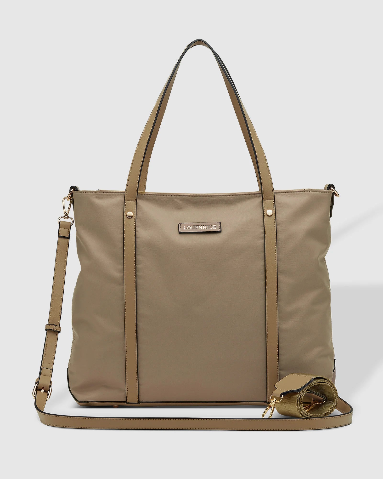 Louenhide - Nora Nylon Travel Tote Beige