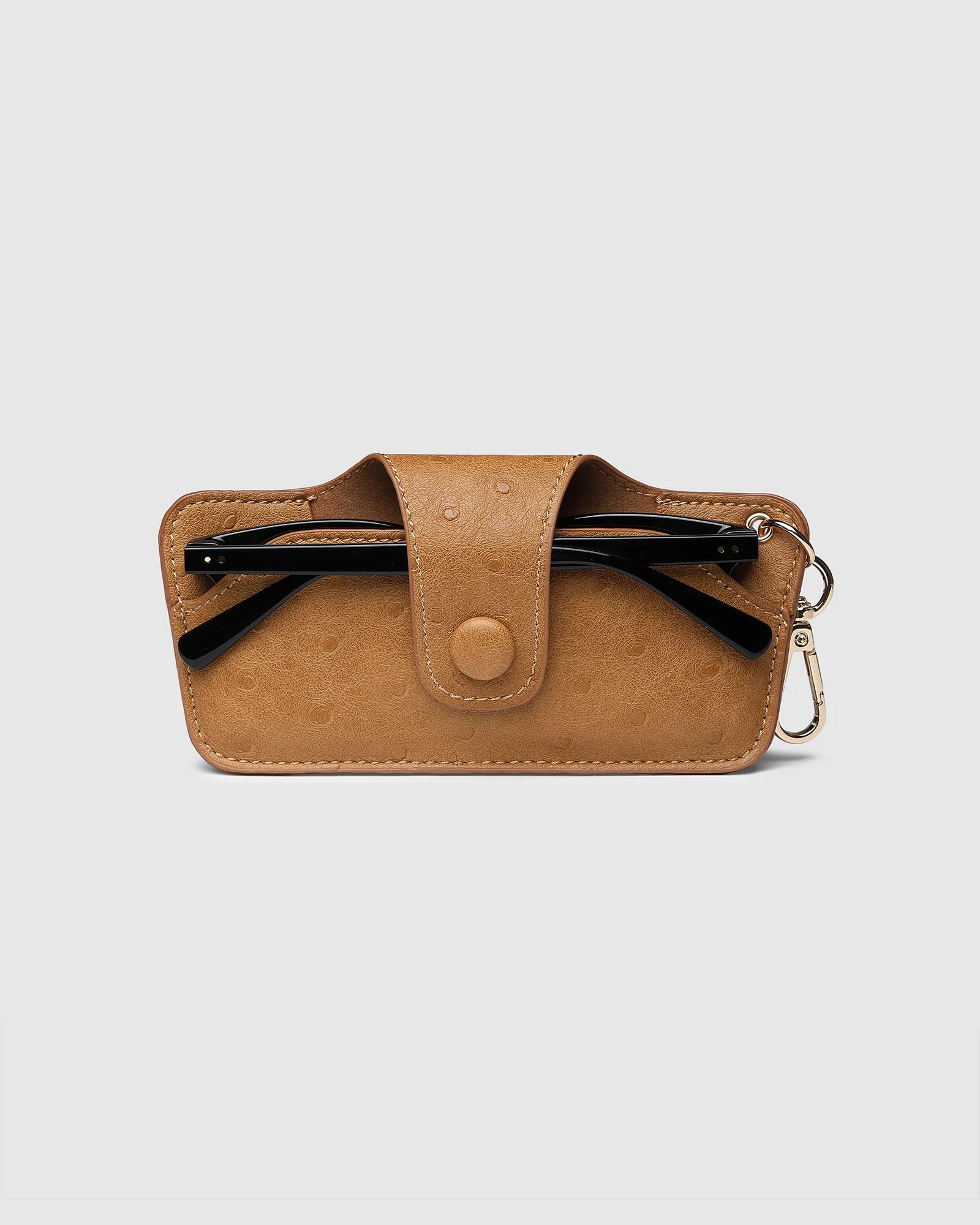 Louenhide - Skittle Sunglasses Case Ostrich Nutmeg