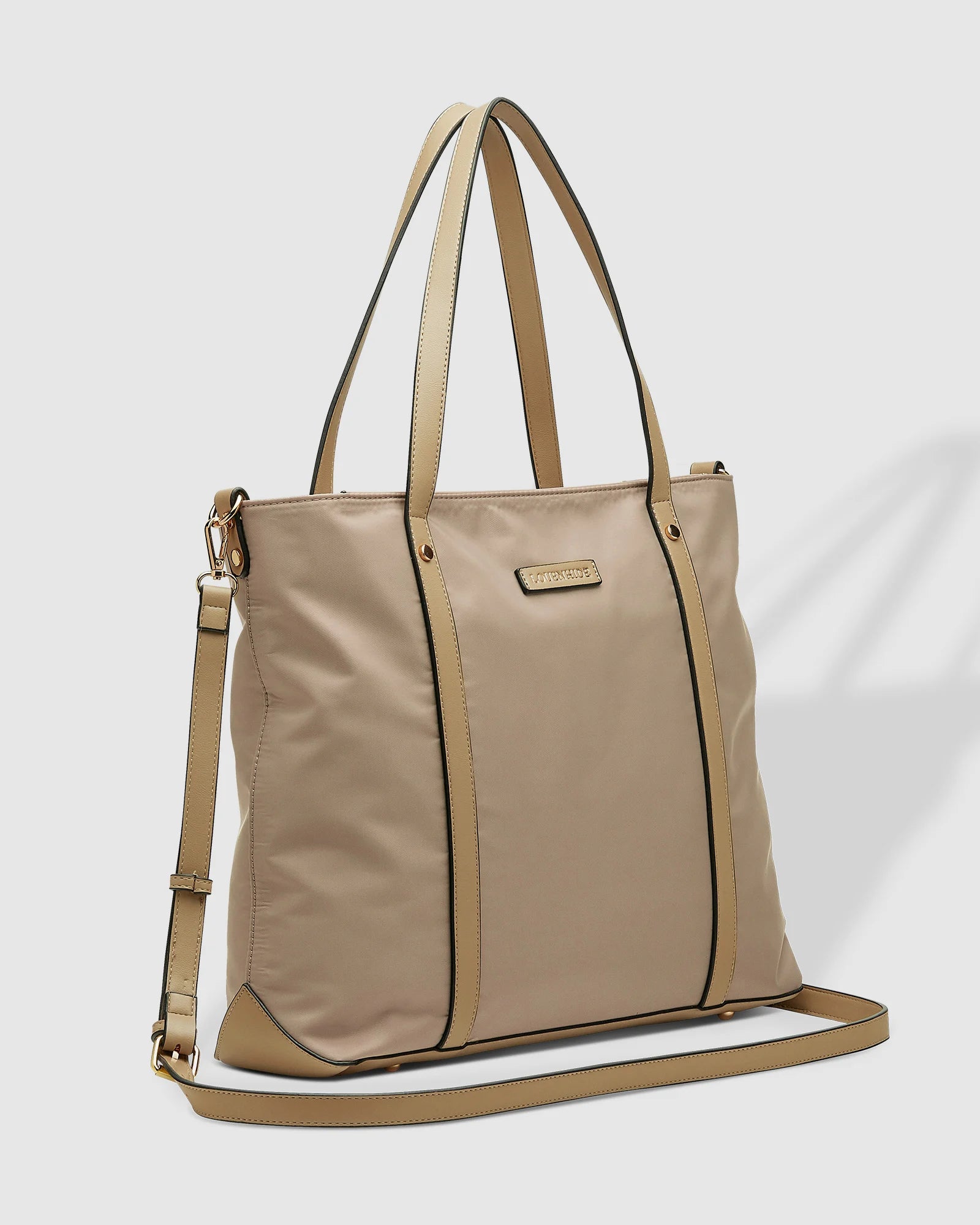 Louenhide - Nora Nylon Travel Tote Beige