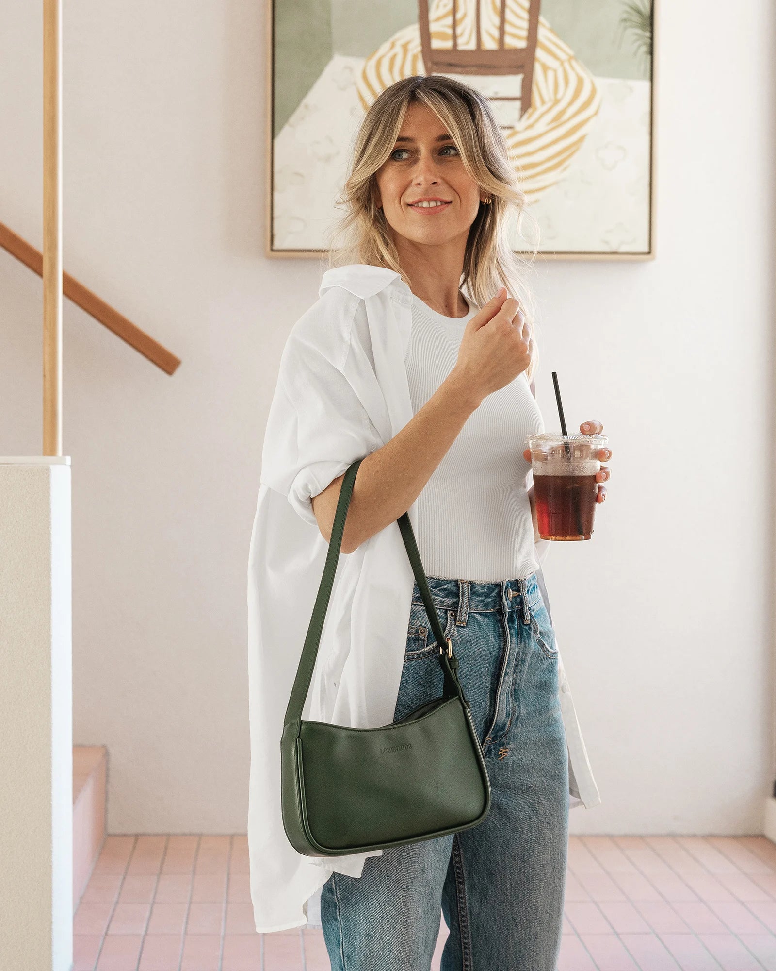 Louenhide - Ivy Shoulder Bag Green