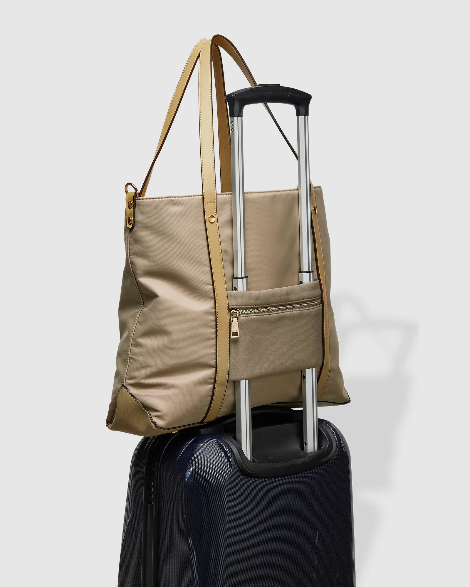 Louenhide - Nora Nylon Travel Tote Beige