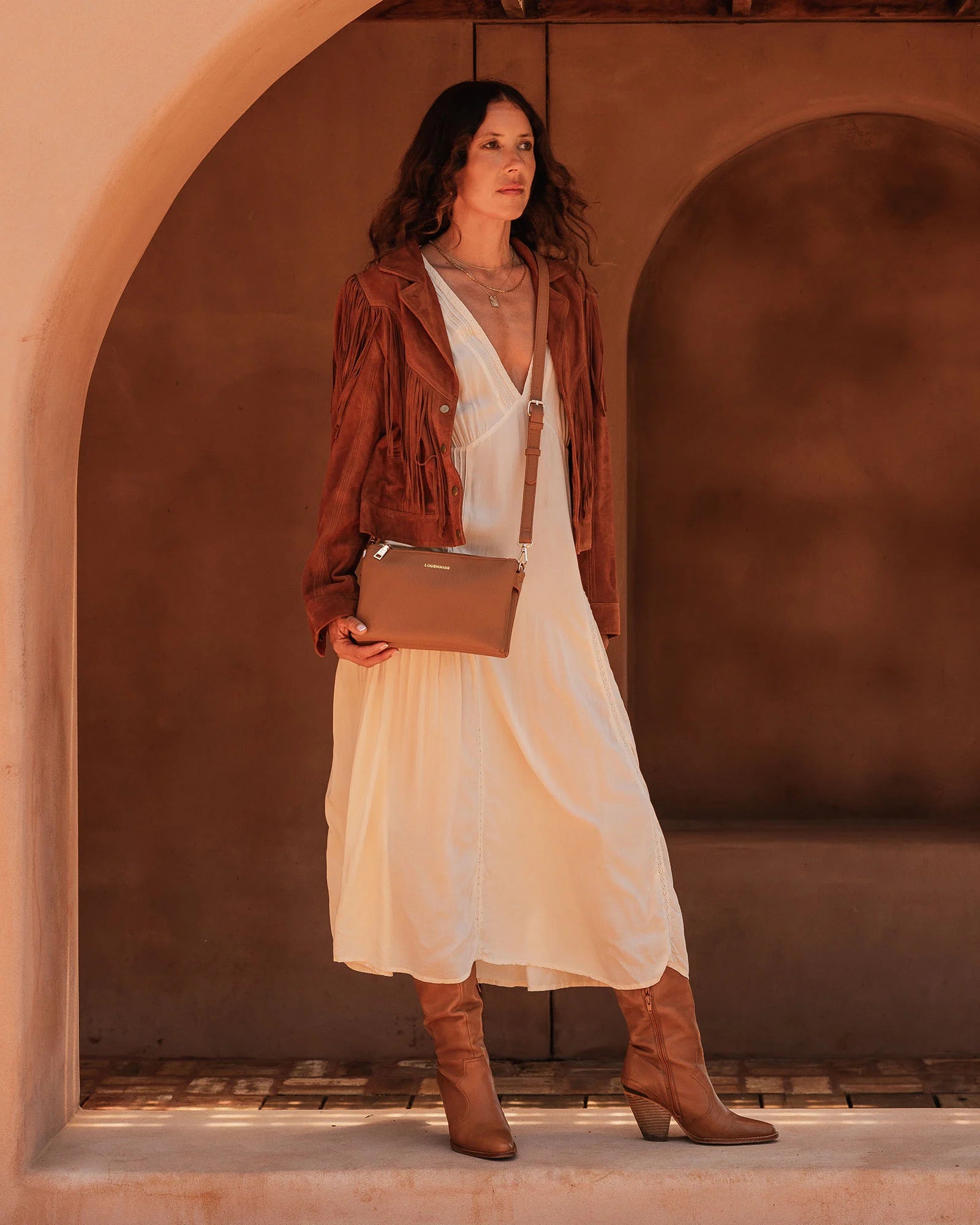 Louenhide - Millie Crossbody Bag Caramel