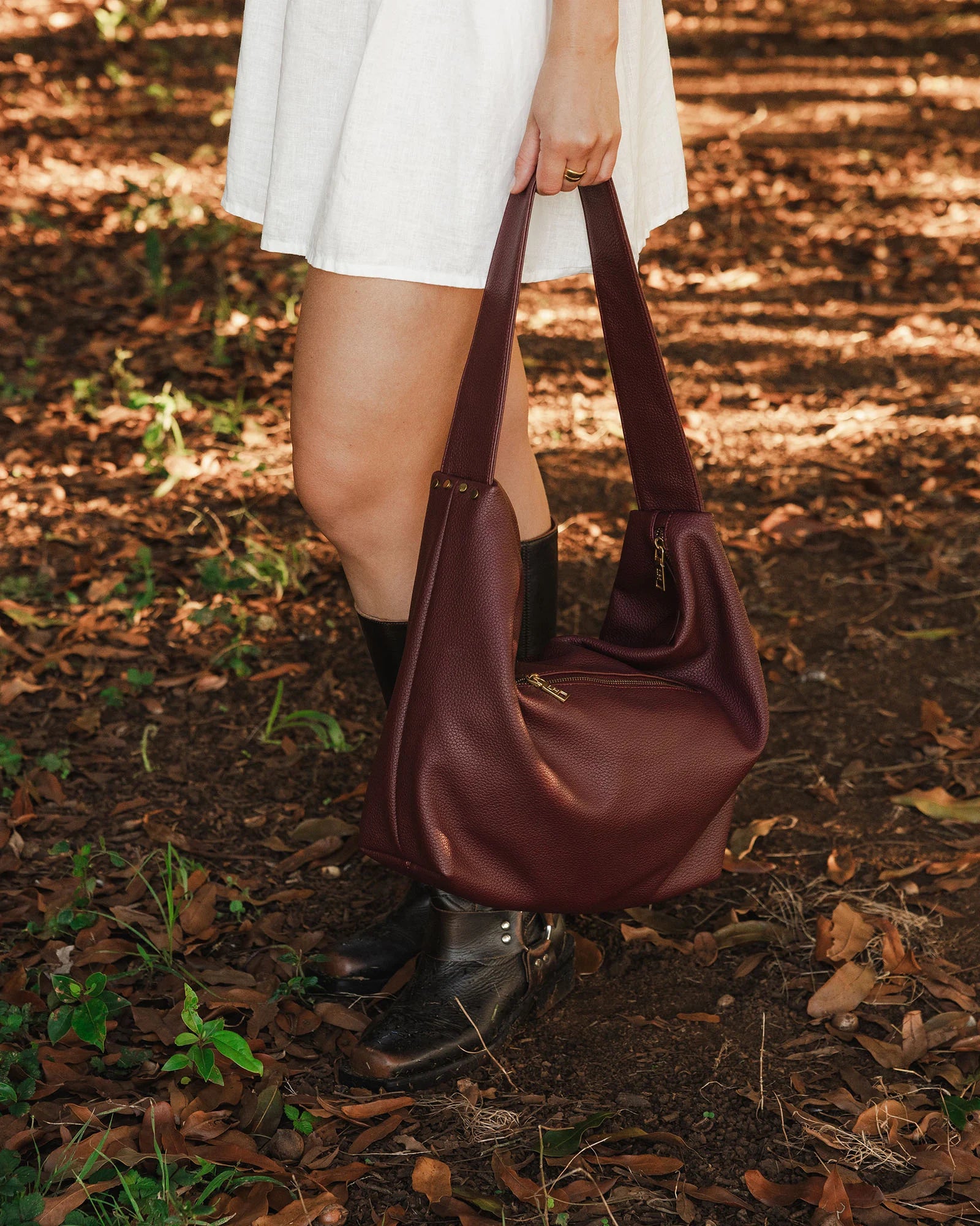 Louenhide - Morgan Shoulder Bag Burgundy