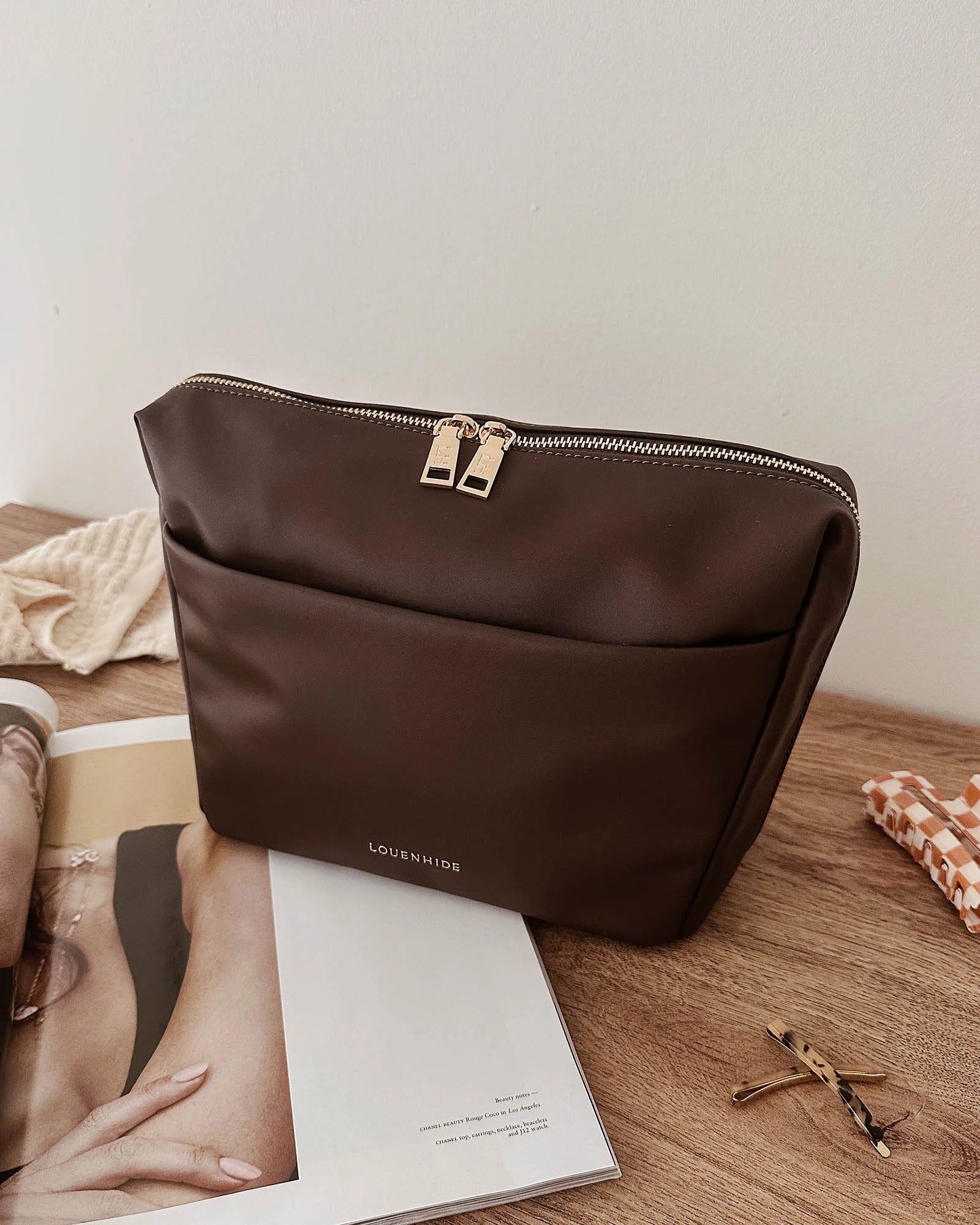 Louenhide - Vanessa Cosmetic Bag Chocolate