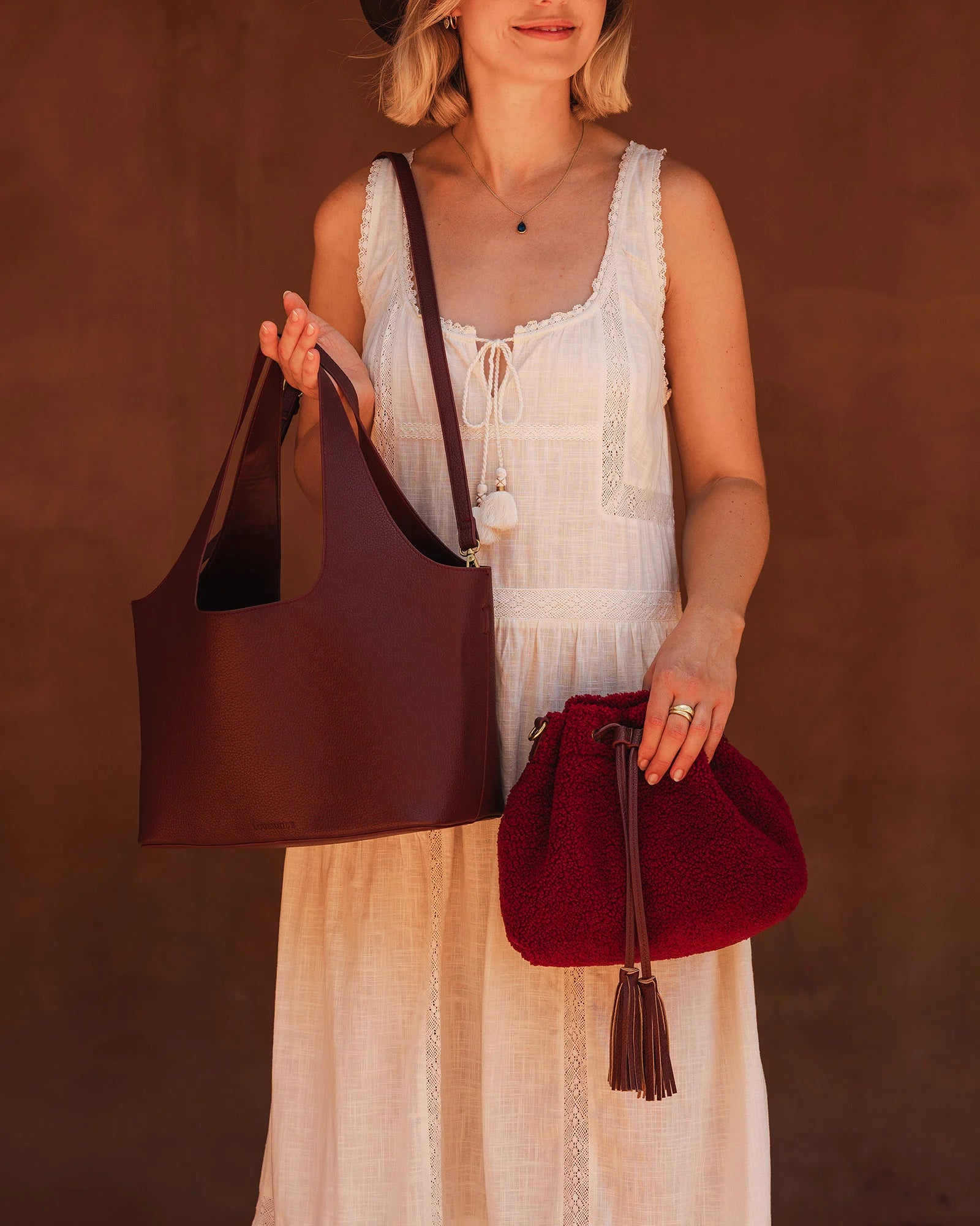 Louenhide - Paisley Handbag Burgundy