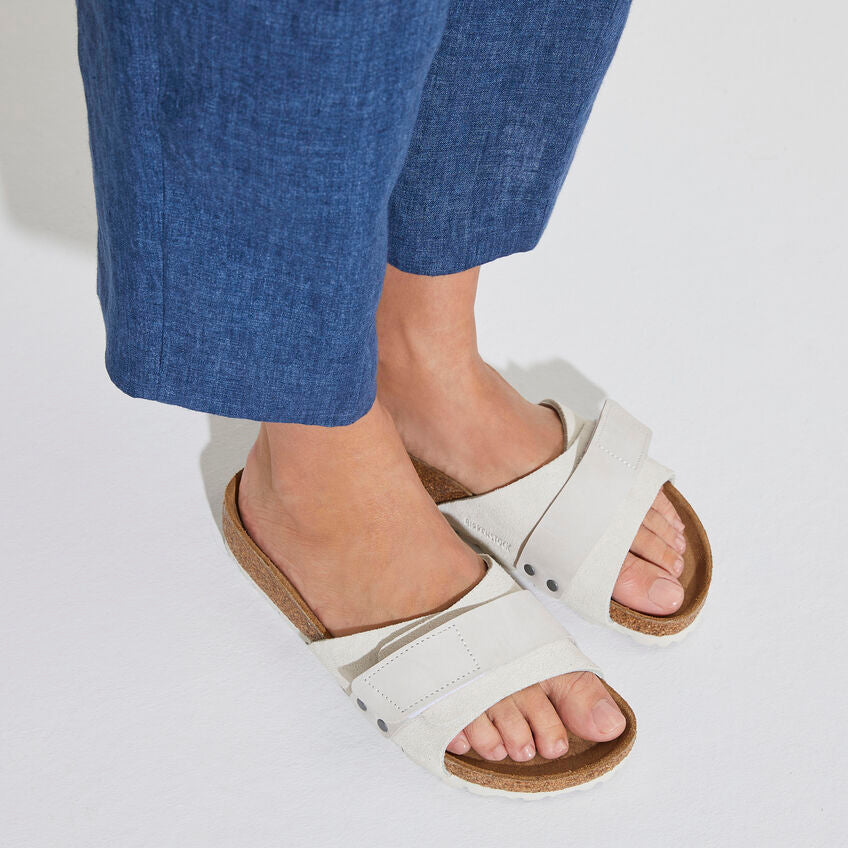 Birkenstock - Oita Suede Antique White