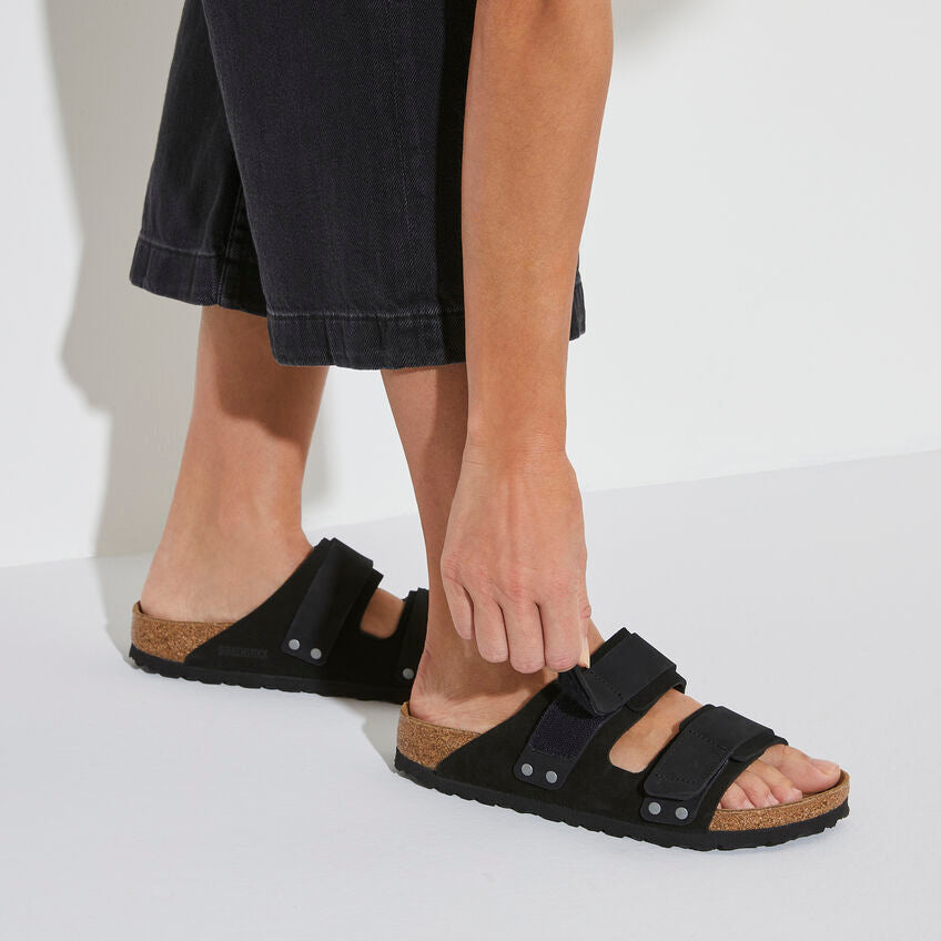 Birkenstock - Uji Suede Black