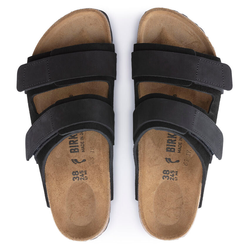 Birkenstock - Uji Suede Black