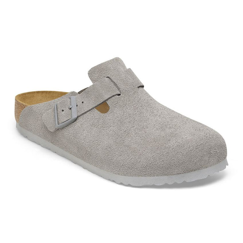 Birkenstock - Boston Suede Stone Coin