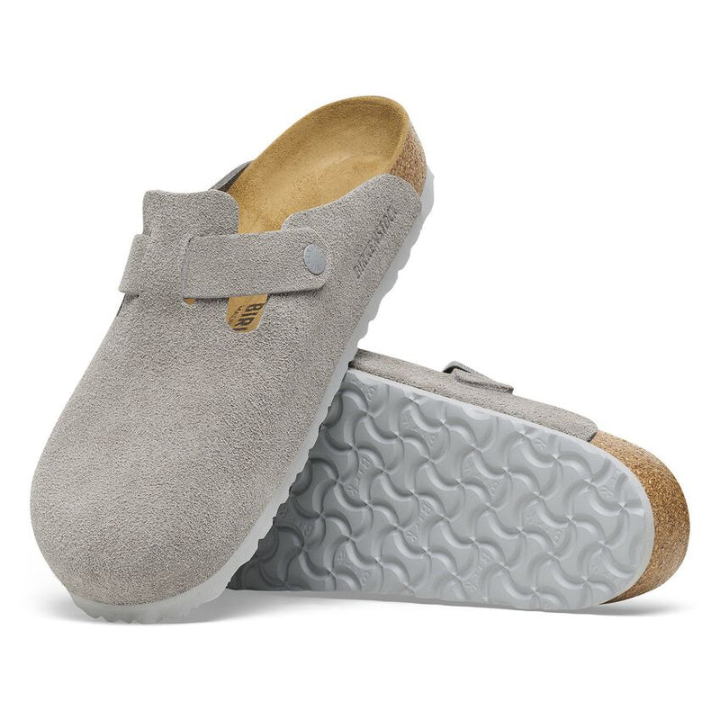 Birkenstock - Boston Suede Stone Coin