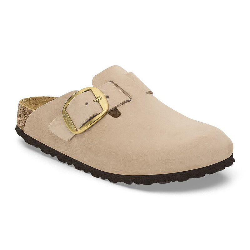 Birkenstock - Boston Leather Big Buckle Sandcastle