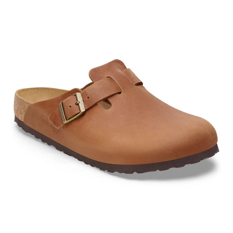 Birkenstock - Boston Leather Cognac