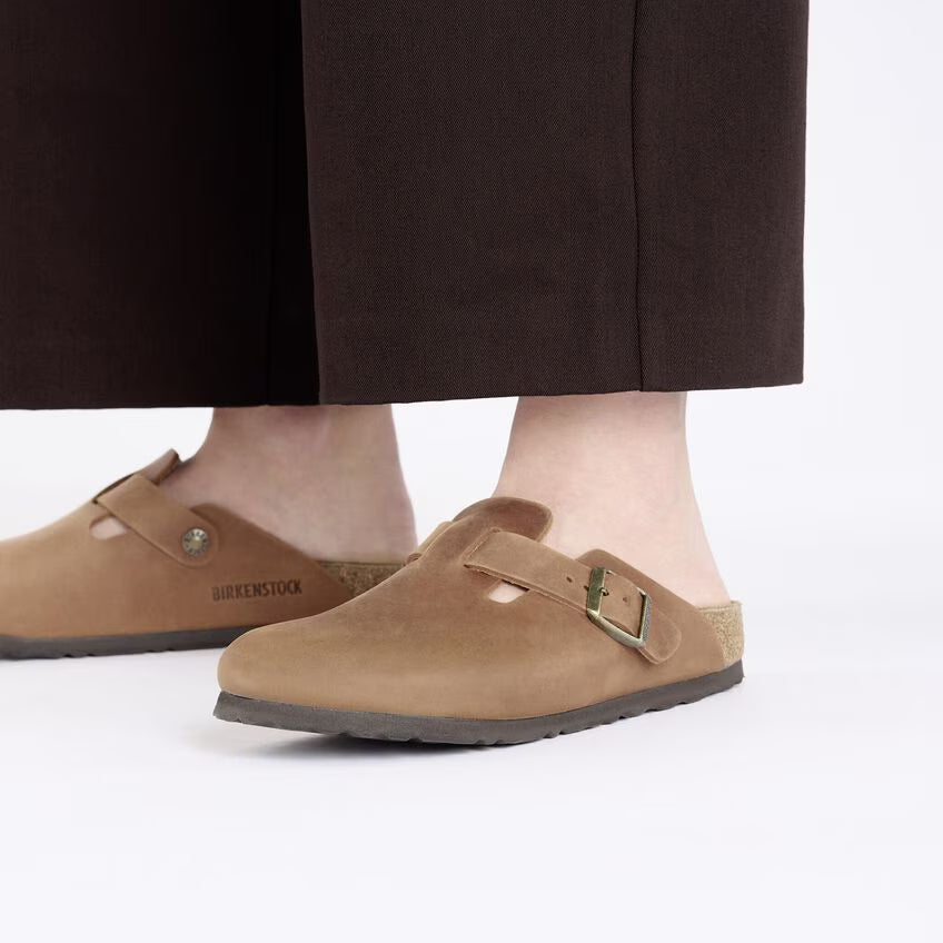 Birkenstock - Boston Oiled Leather Cognac