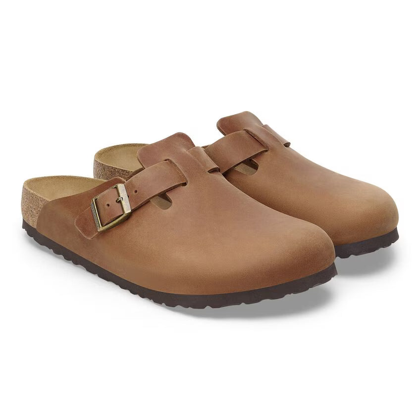 Birkenstock - Boston Oiled Leather Cognac