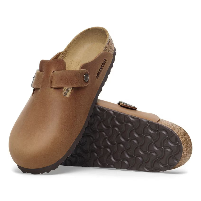 Birkenstock - Boston Oiled Leather Cognac