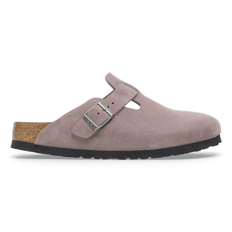 Birkenstock - Boston Suede Leather - Faded Purple