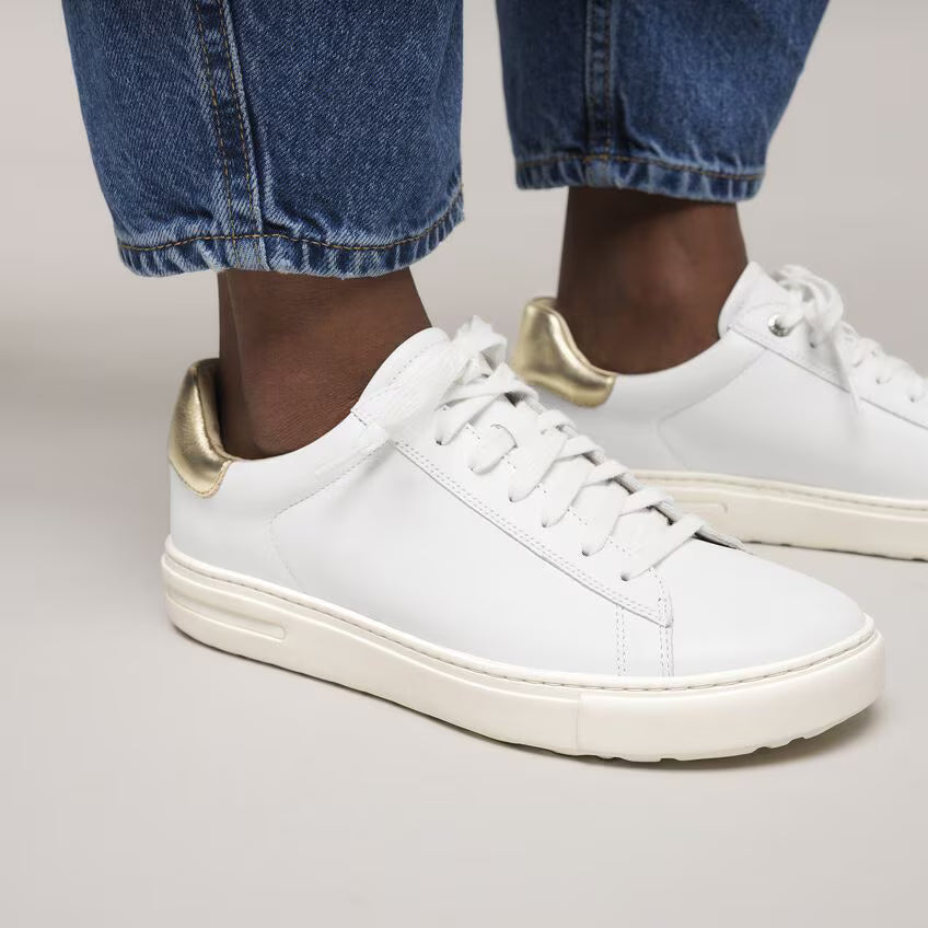 Birkenstock - Bend Low White/Metallic Gold
