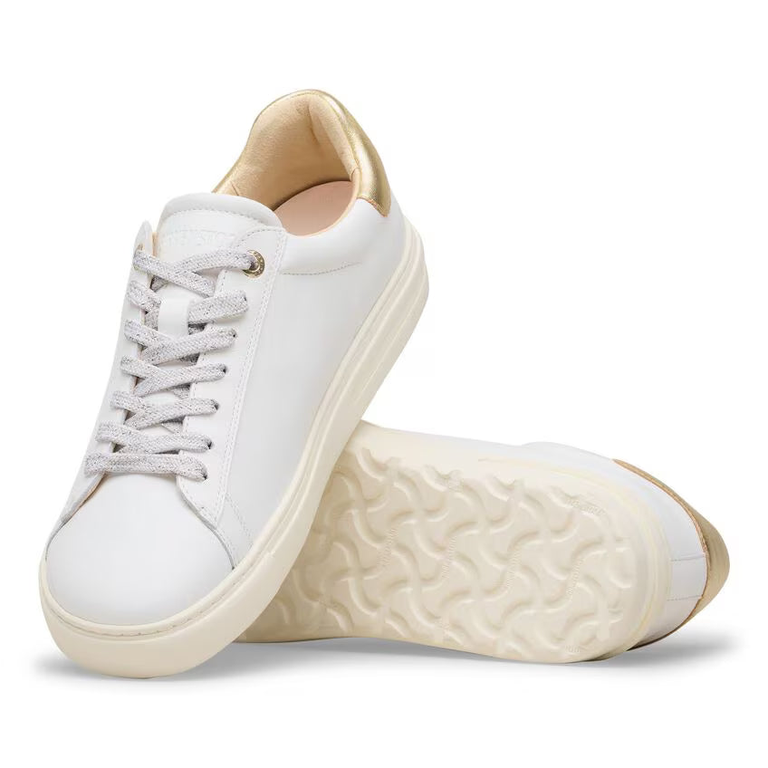 Birkenstock - Bend Low White/Metallic Gold