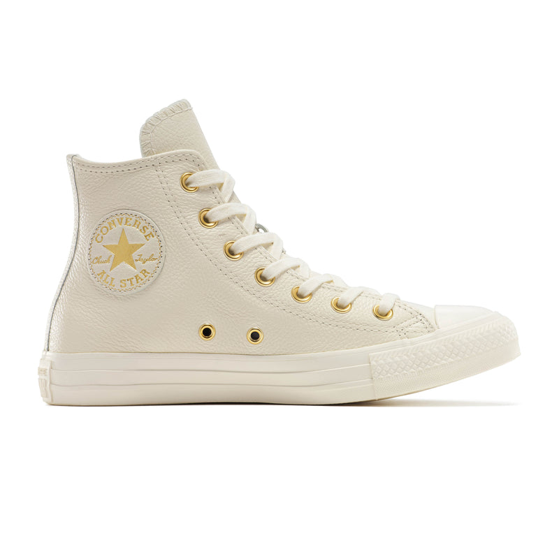 Converse - Chuck Taylor All Star Hi Leather Egret/Gold