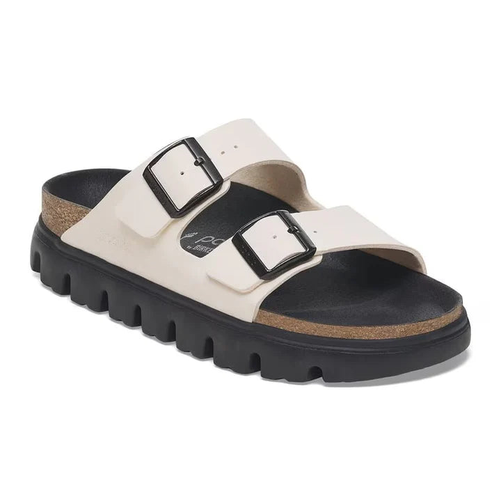 Papillio (Birkenstock) - Arizona Pap Chunky Eggshell/Black