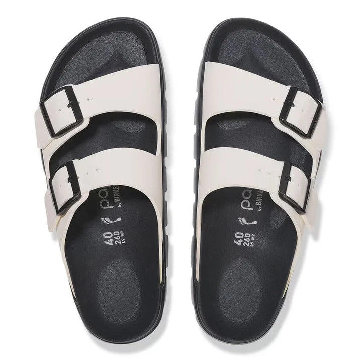 Papillio (Birkenstock) - Arizona Pap Chunky Eggshell/Black