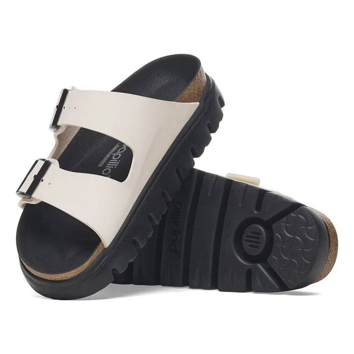 Papillio (Birkenstock) - Arizona Pap Chunky Eggshell/Black