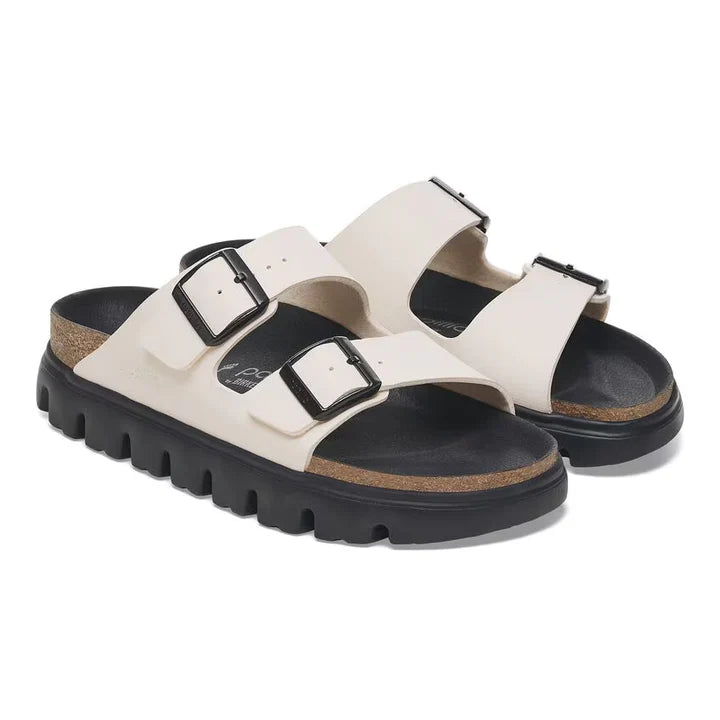 Papillio (Birkenstock) - Arizona Pap Chunky Eggshell/Black