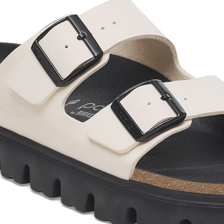 Papillio (Birkenstock) - Arizona Pap Chunky Eggshell/Black