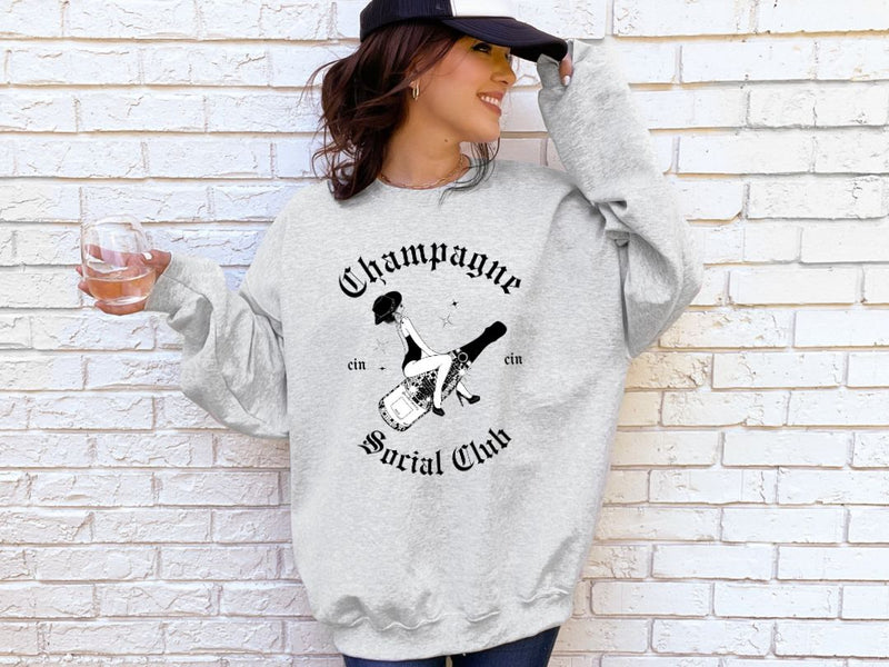 Drip Lee - Champagne Social Club Sweatshirt