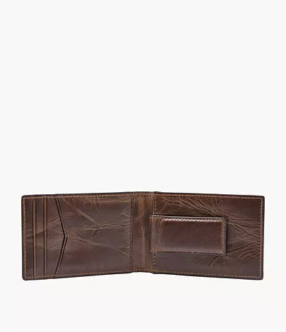 Fossil - Derrick Money Clip Dark Brown