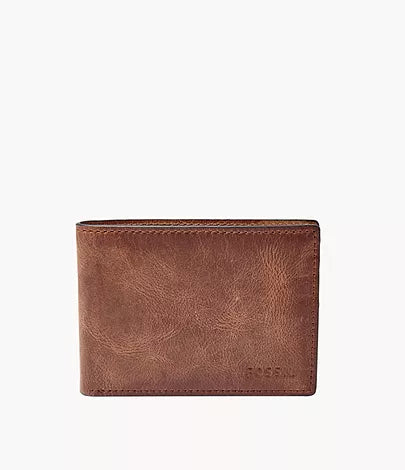 Fossil - Derrick Front Pocket Bifold Brown