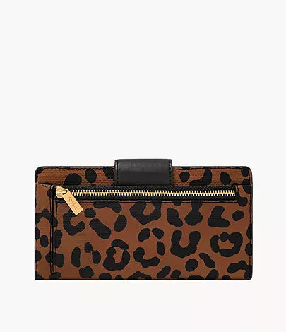 Fossil - Logan Tab Clutch Leopard