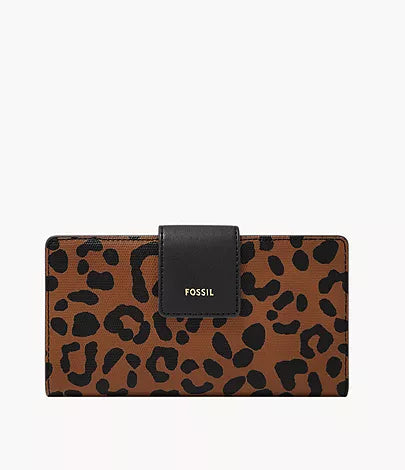 Fossil - Logan Tab Clutch Leopard